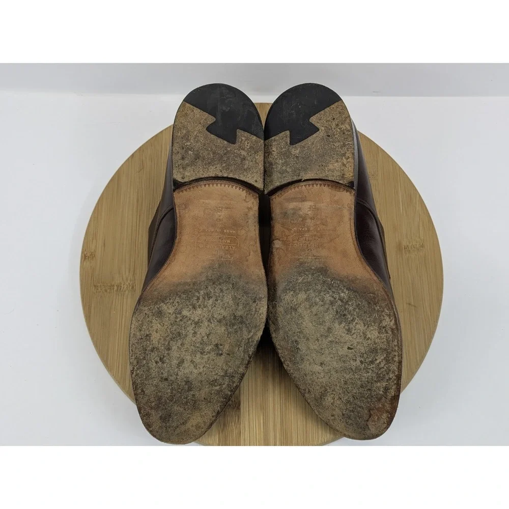 Pepe Albaladejo Dress Shoes Mens 9 EE Brown Double‎ Monk Mallorca Leather Spain